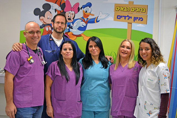 מיון ילדים במרכז רפואי העמק במקום שלישי בישראל